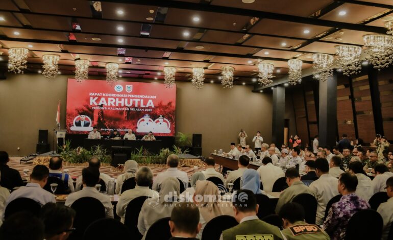 WABUP HSS HADIRI APEL DAN RAKOR KARHUTLA: PERKUAT LANGKAH ANTISIPASI SEJAK DINI