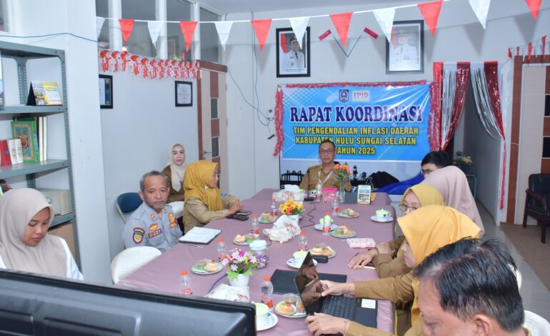 SEKDA HSS HADIRI RAPAT NASIONAL PENGENDALIAN INFLASI DAN ARAHAN PEMBENTUKAN CSIRT