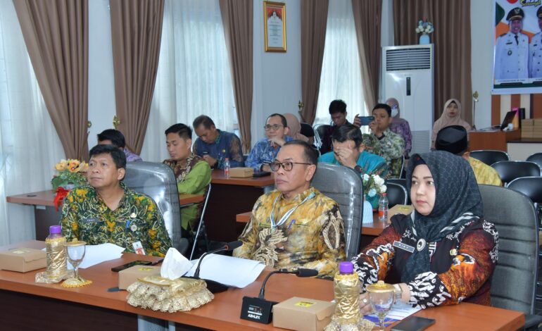 PEMKAB HSS IKUTI RAKOR OPTIMALISASI NILAI SPI 2025 YANG DIGELAR KPK RI