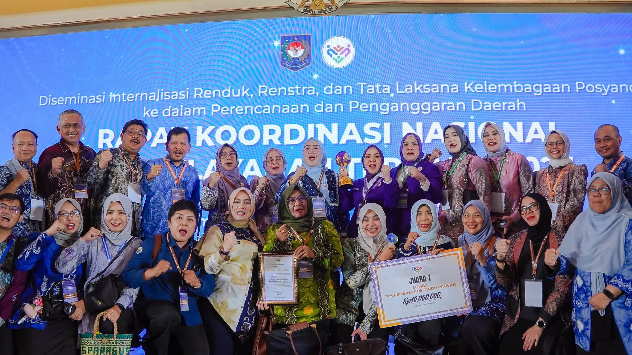 Ketua TP Posyandu HSS Hadiri Rakornas, Tegaskan Komitmen Perkuat Layanan Posyandu