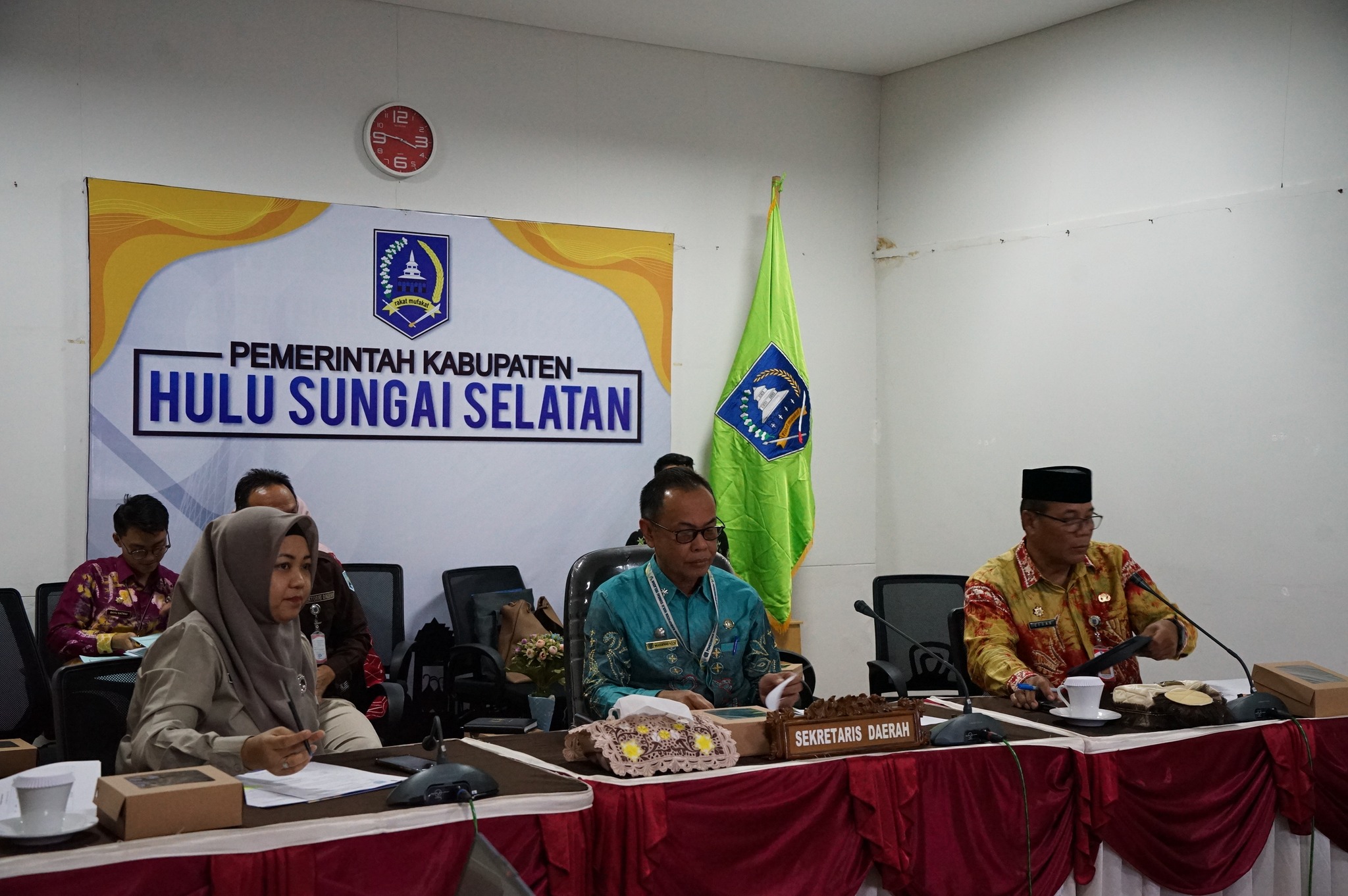 Sekda HSS Hadiri Rakor MCSP Kalsel, Tegaskan Komitmen Pencegahan Korupsi