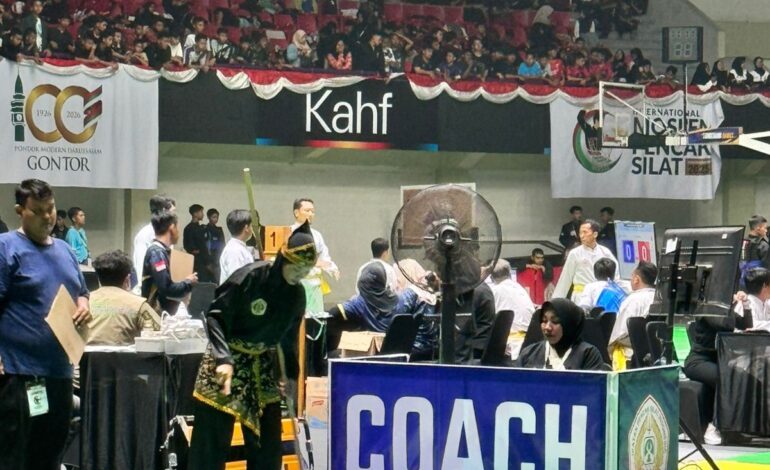Atlet PSHT Kalsel Dikejuaraan Moslem Pencak Silat Championship