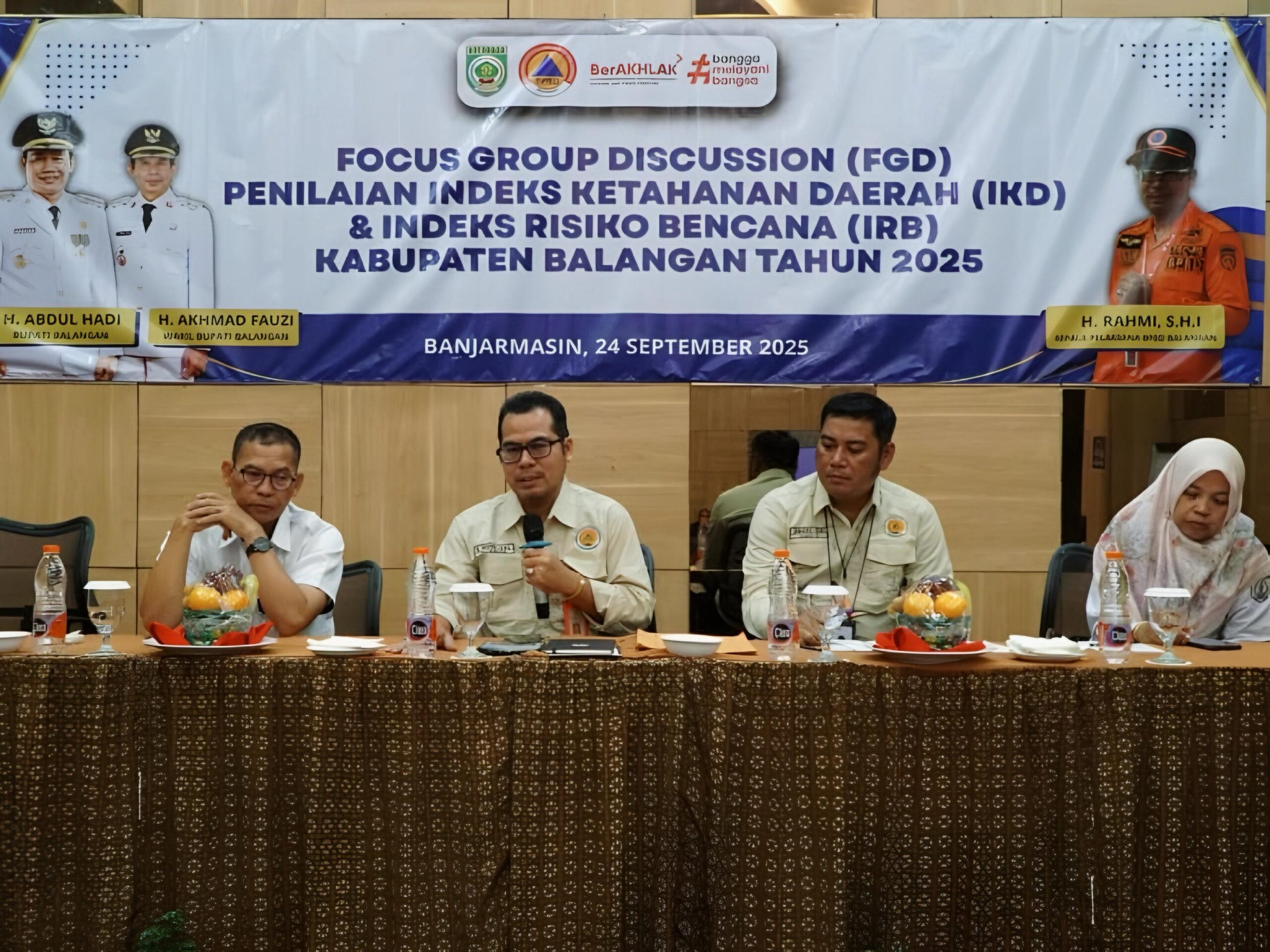 Balangan Mantapkan Ketahanan Daerah, Risiko Bencana Terus Menurun