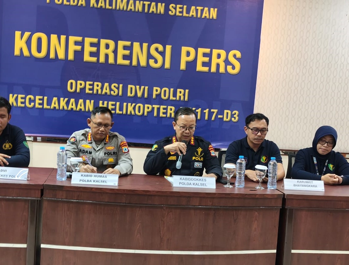 Enam Korban Helikopter Tanah Bumbu Sudah Teridentifikasi, Dua Lagi Tunggu Hasil DNA
