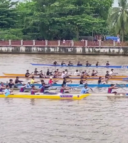 Harjad ke-499 Banjarmasin Semarak, Lomba Jukung Jadi Tontonan Rakyat
