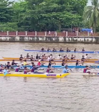 Harjad ke-499 Banjarmasin Semarak, Lomba Jukung Jadi Tontonan Rakyat