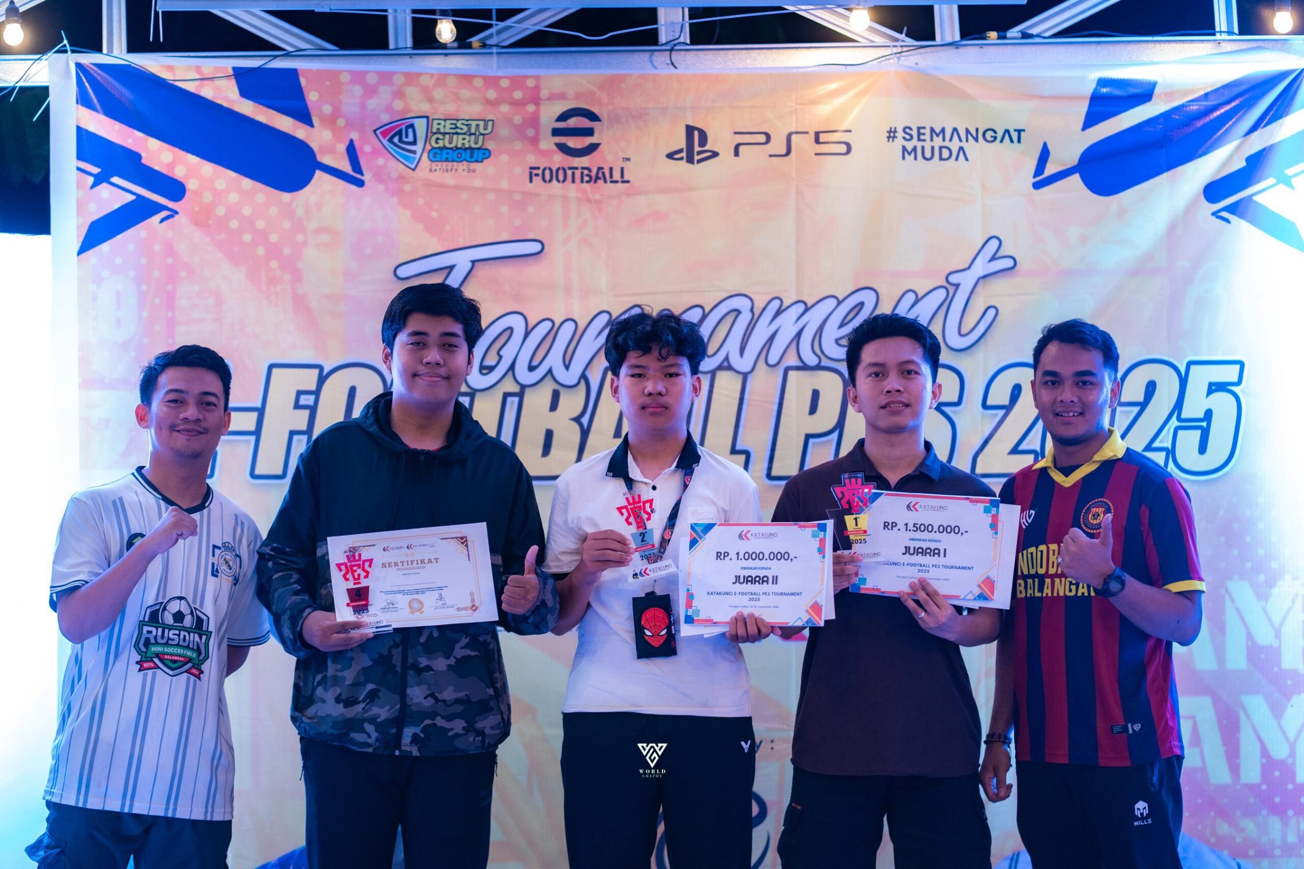 48 Peserta Adu Skill di Turnamen PES 2025 Katakunci Balangan