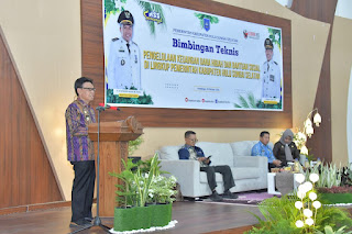 Wabup HSS Buka Bimtek Pengelolaan Keuangan Dana Hibah dan Bansos