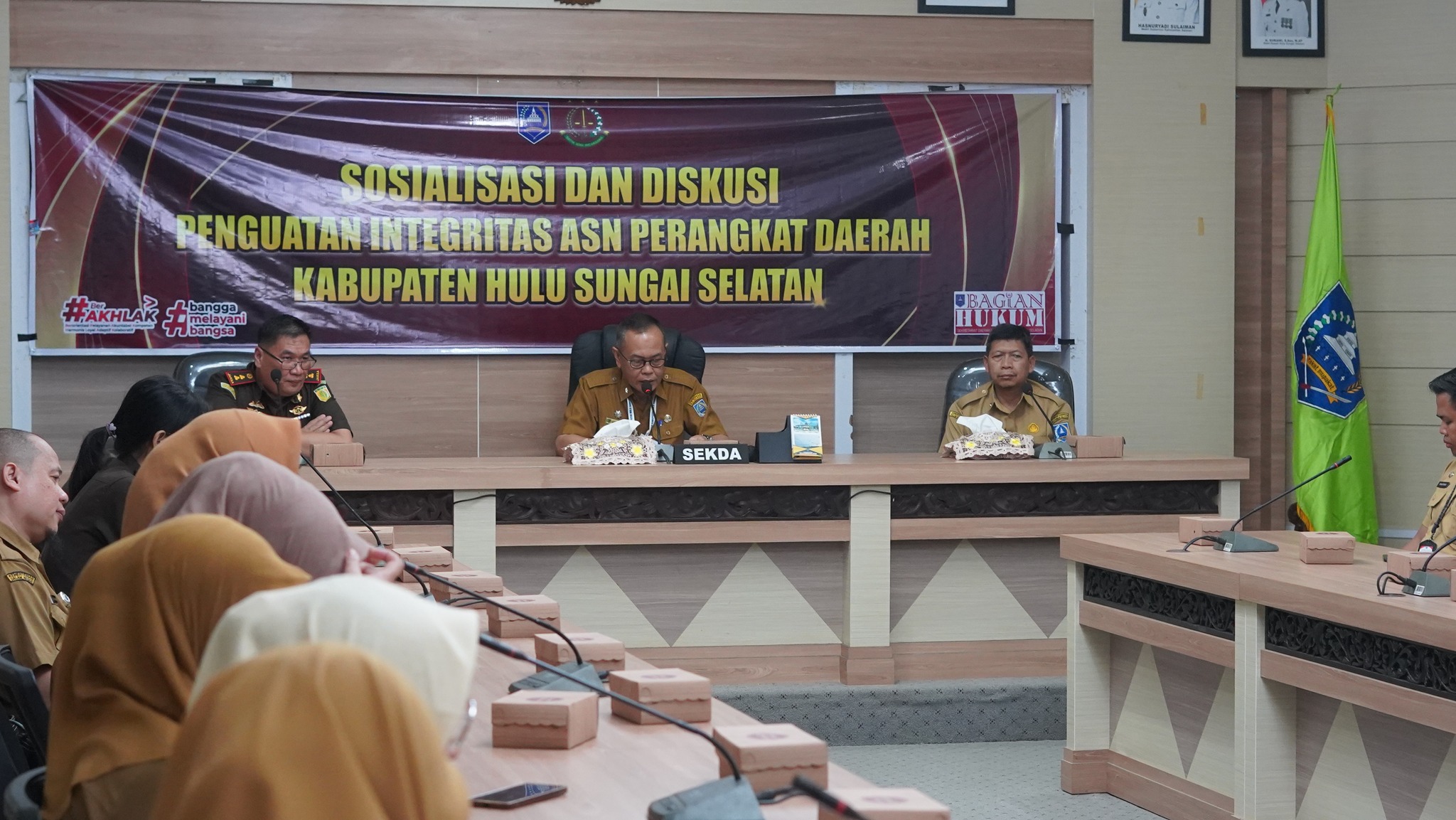 Pemkab HSS dan Kejari Gelar Sosialisasi Penguatan Integritas ASN