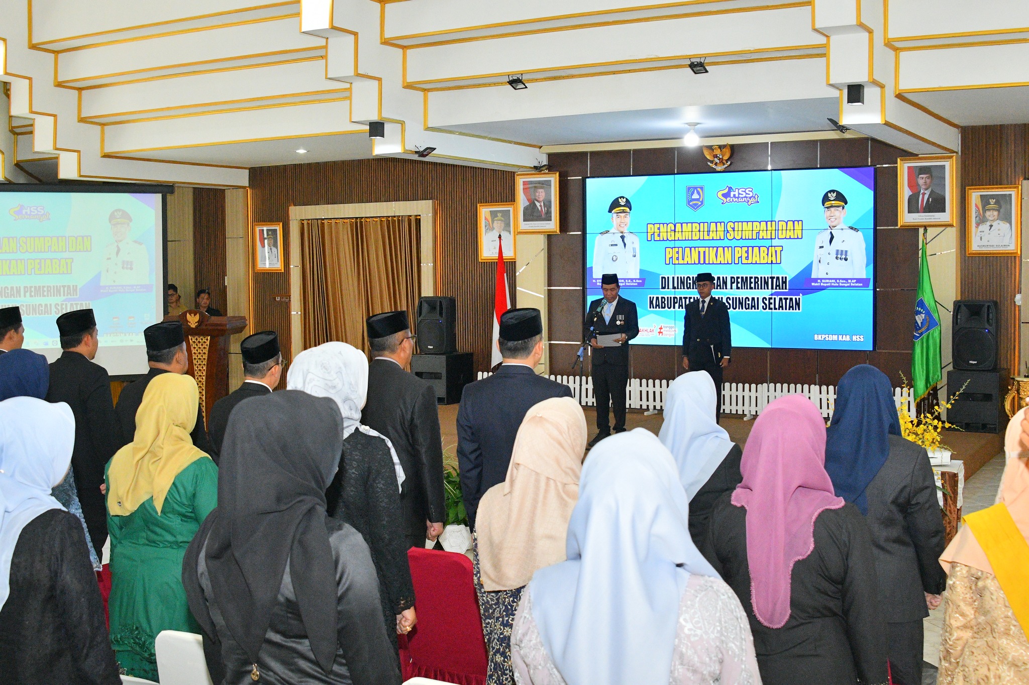 Bupati HSS Lantik Sejumlah Pejabat Pimpinan Tinggi Pratama, Tekankan Integritas dan Dedikasi