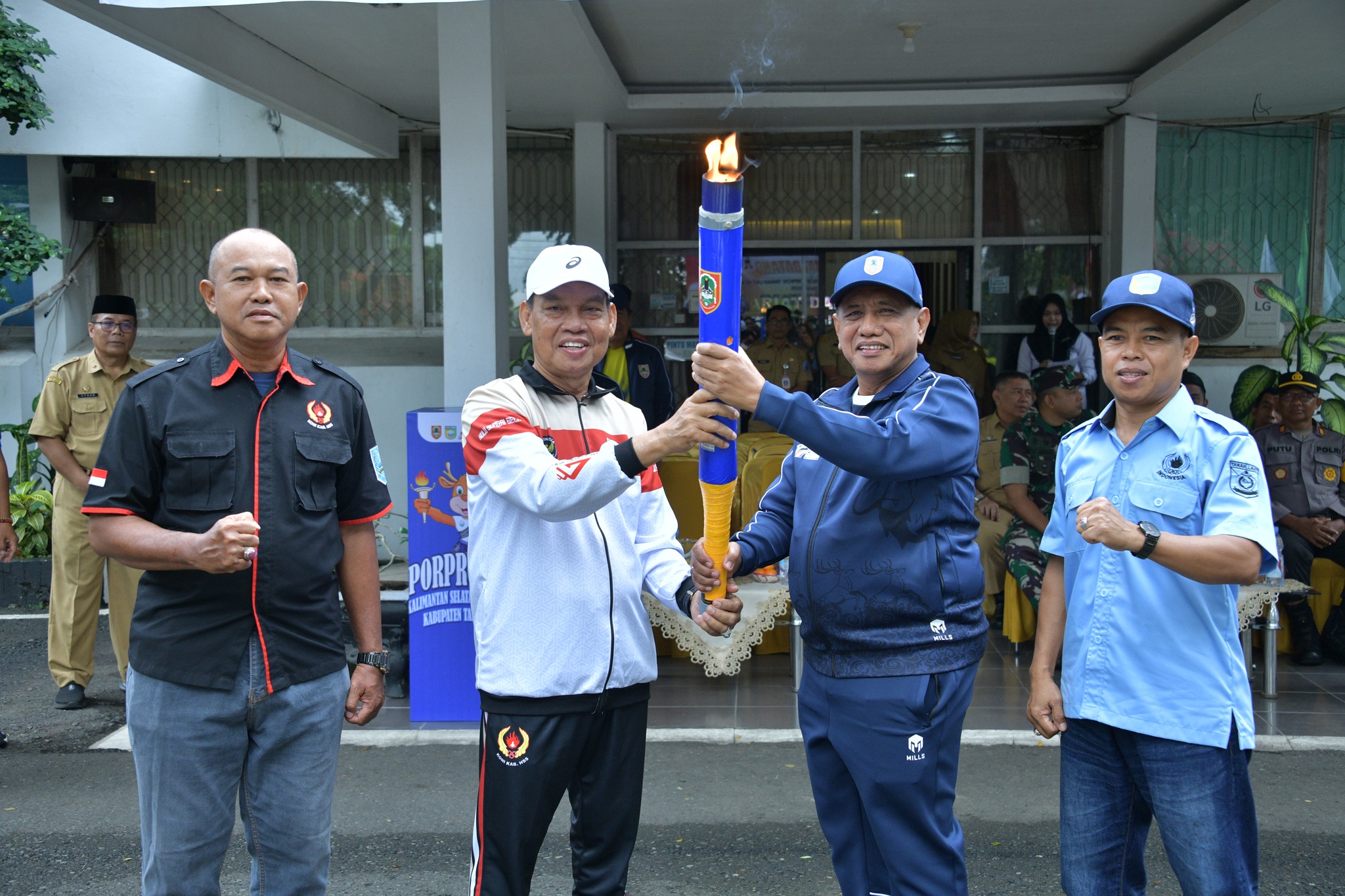 Kabupaten Hulu Sungai Selatan Jadi Titik Awal Kirab Api Porprov XII Kalsel 2025