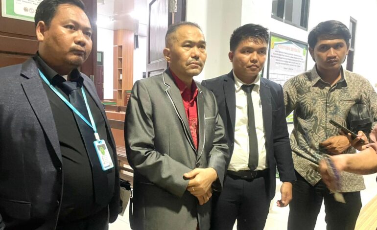 Didampingi Kamarudin Simanjuntak, Sutikno Gugat Status Tersangka di PN Paringin