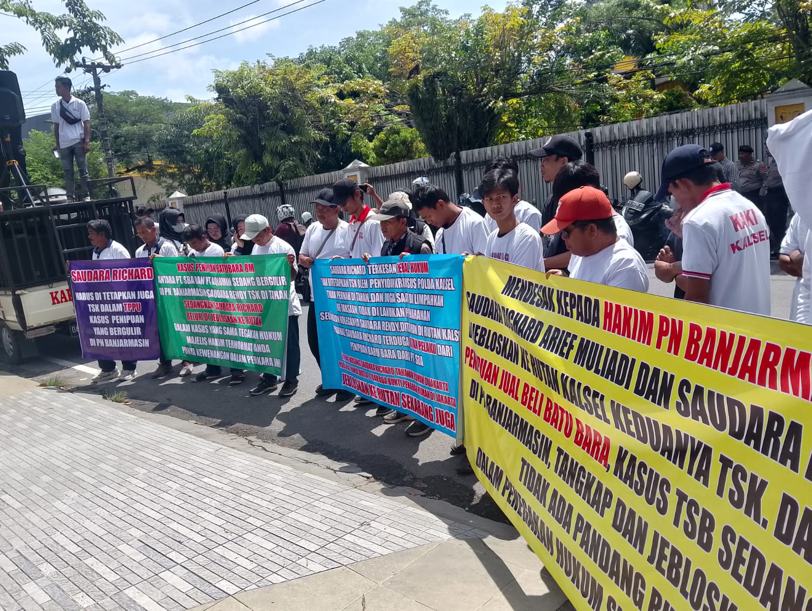 KAKI-Kalsel Kembali akan Gelar Aksi di PN Banjarmasin, Desak Penahanan Tersangka Kasus Batu Bara Rp7 Miliar