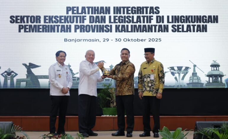 KPK Sebut Indeks Integritas Kalimantan Selatan di Zona Merah