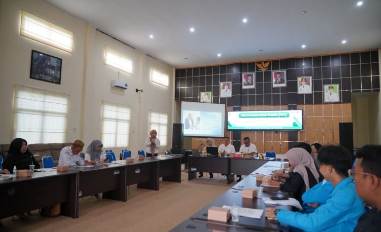 DKUKMTK Balangan Perkuat Keterbukaan dan Kualitas Pelayanan Publik Lewat Forum Komunikasi Publik