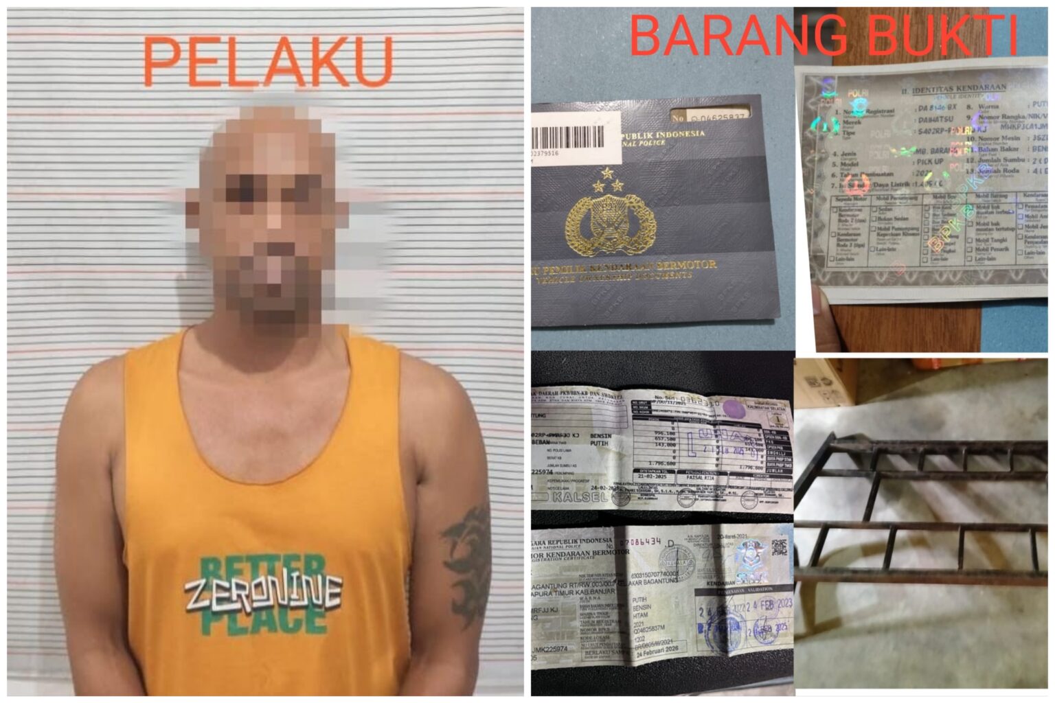 Polsek Cempaka Tangkap Pelaku Penggelapan Mobil Rental di Martapura