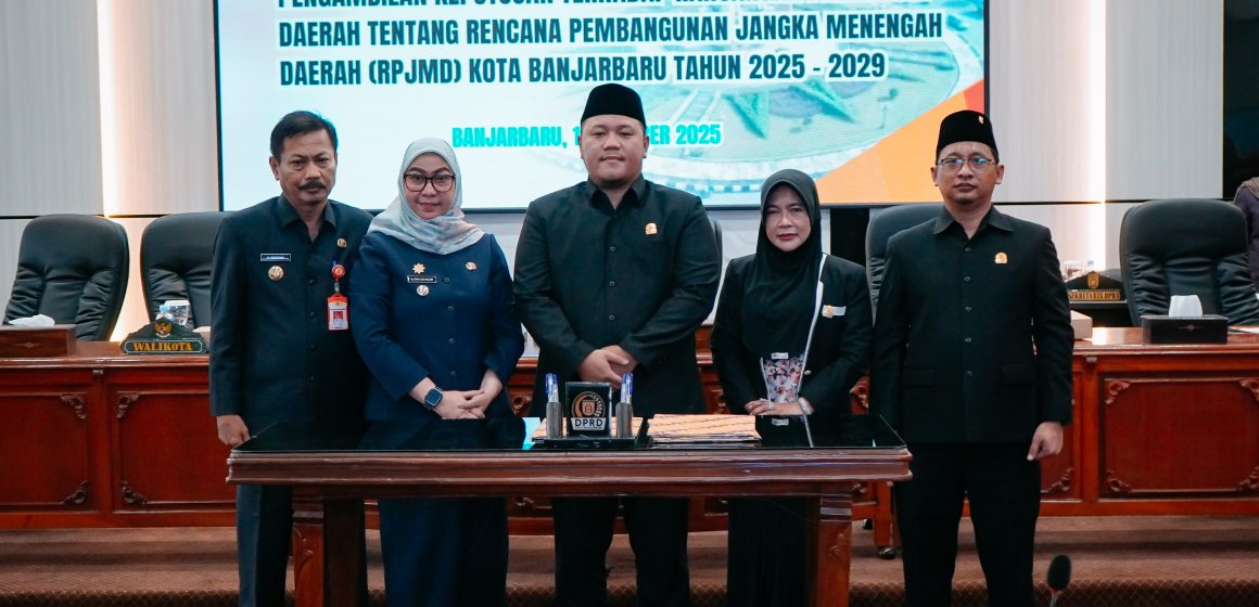 DPRD Banjarbaru Sahkan Raperda RPJMD Kota Banjarbaru Tahun 2025–2029
