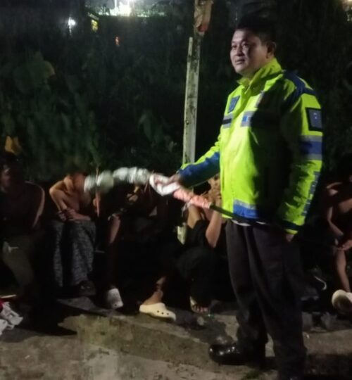 Sekelompok Geng Motor Diduga Mabuk-mabukan Diamankan Polsek Banjarmasin Barat