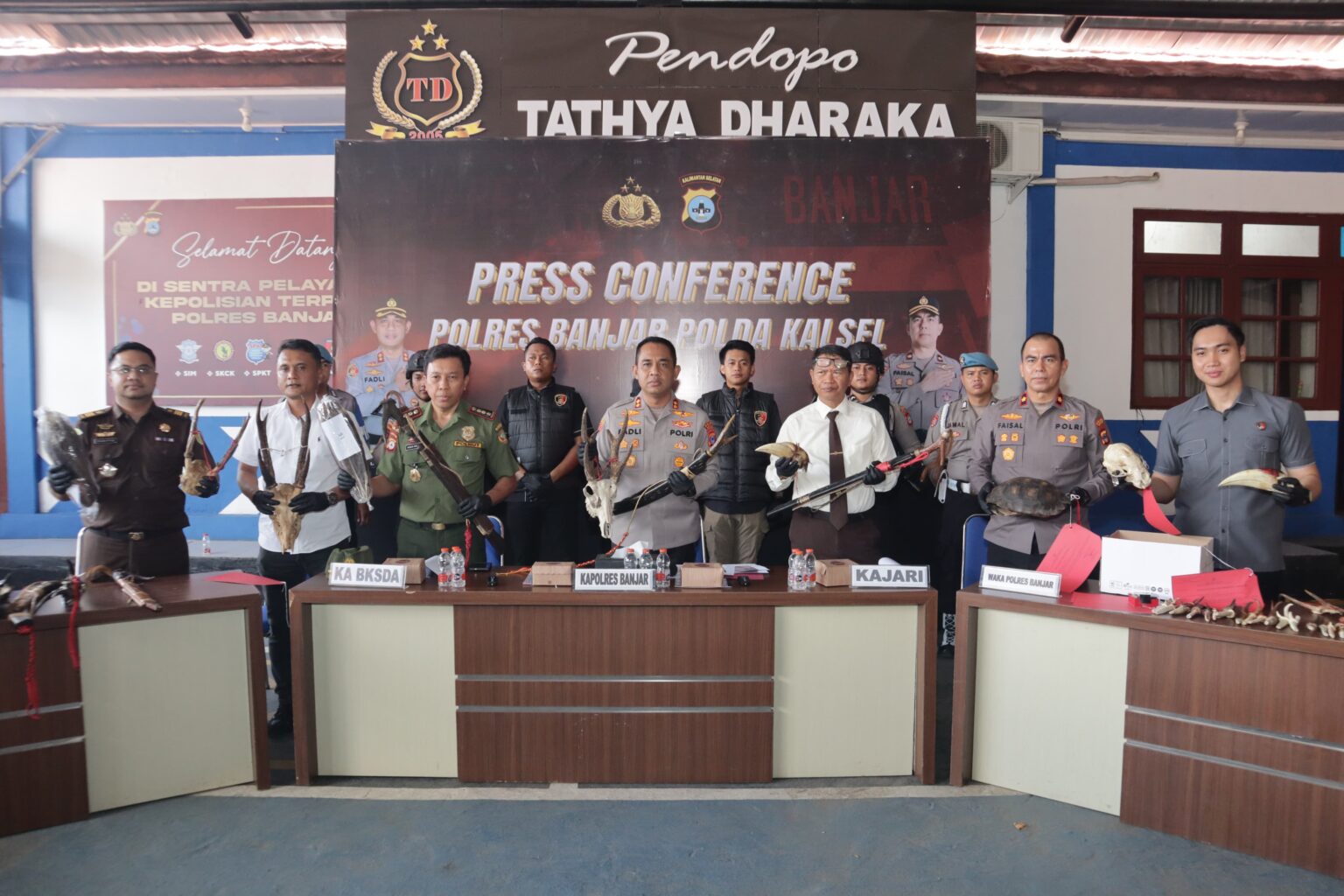 Polres Banjar dan BKSDA Kalsel Bongkar Perdagangan Bagian Tubuh Satwa Dilindungi di Martapura