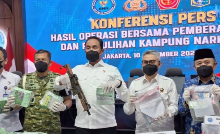 BNN Gerebek 53 Titik Kampung Rawan Narkoba, 1.259 Orang Diamankan