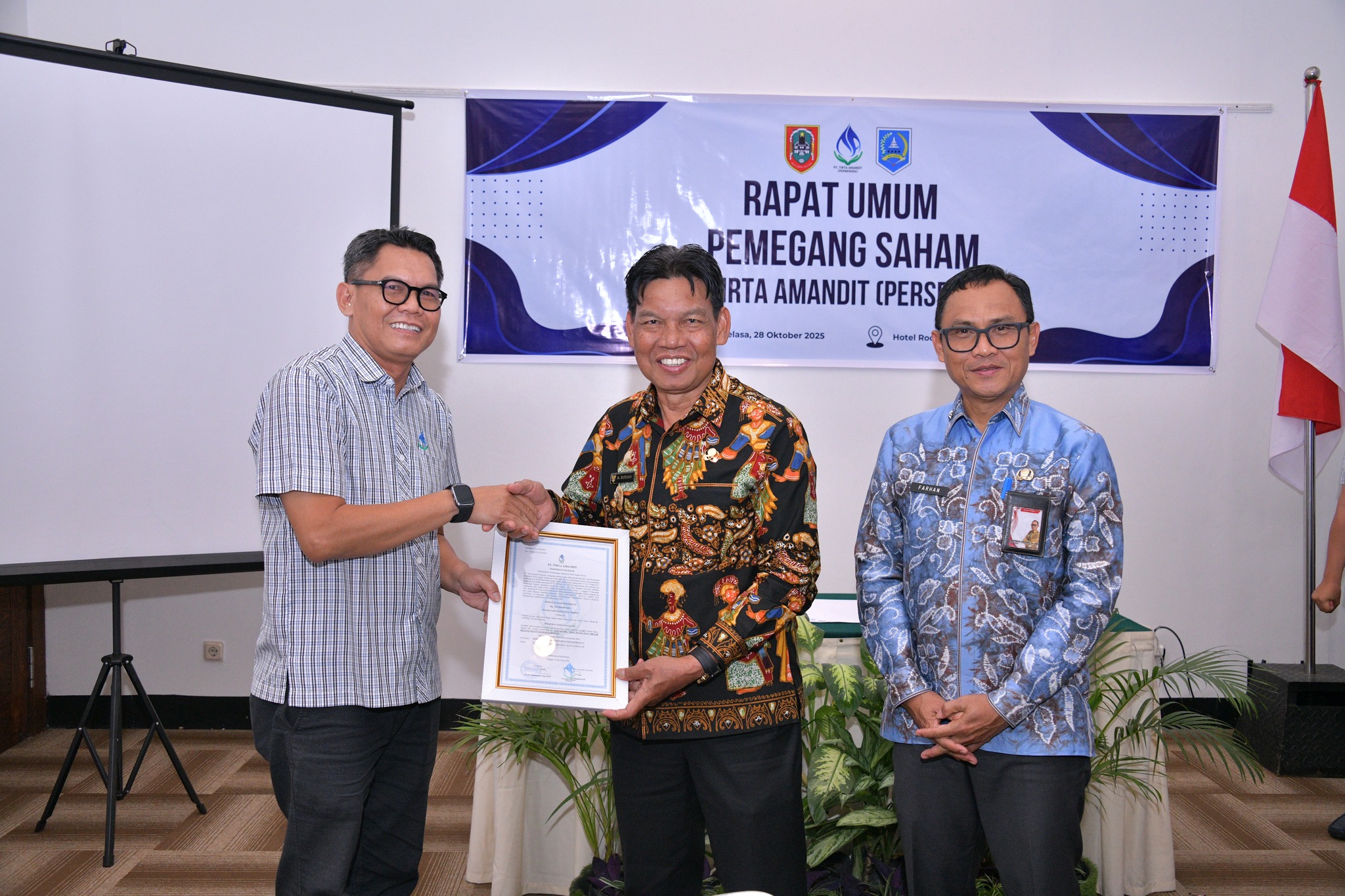 Pemkab HSS dan PT Tirta Amandit Bahas RKAP 2026, Perkuat Komitmen Layanan Air Bersih