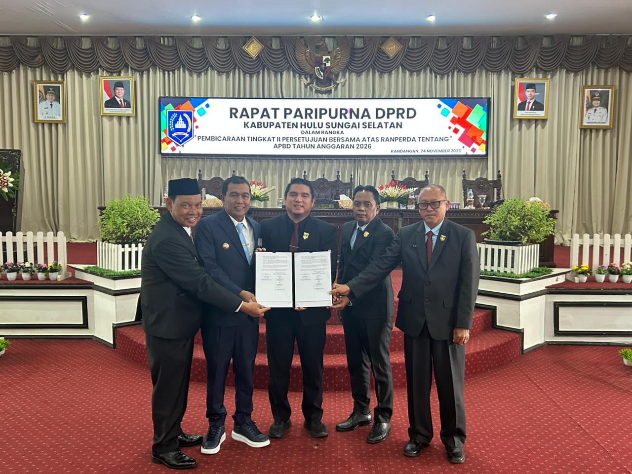 DPRD dan Pemkab HSS Setujui APBD 2026, Tegaskan Sinergi untuk Percepatan Pembangunan Daerah