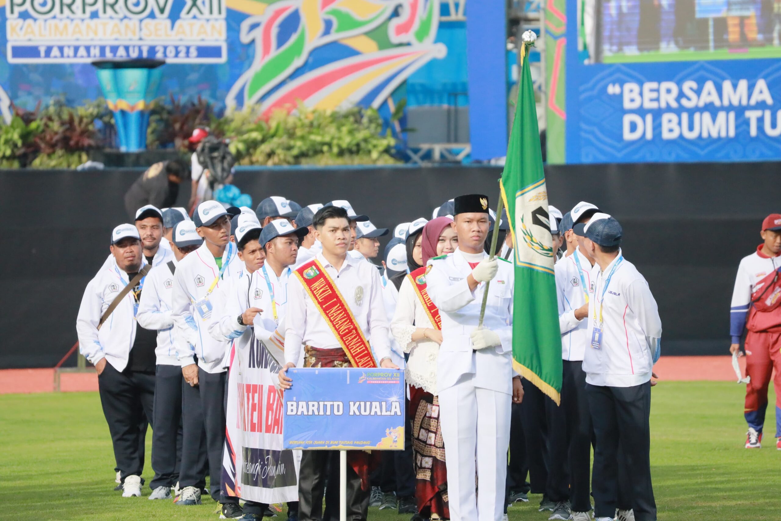 Hadapi Porprov Kalsel, Kontingen Batola Usung Jargon “Batekang Bi Pun Kan Lawin”
