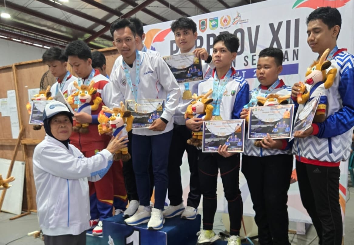 Raihan Medali Emas Barito Kuala Melompat 3 Kali di Porprov Kalsel