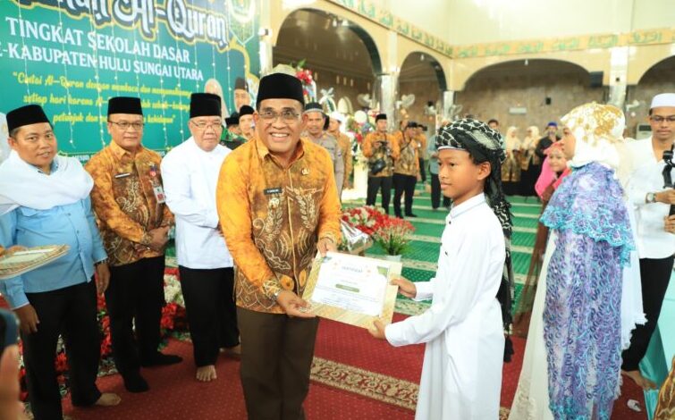 1.988 SD se Kabupaten HSU Ikuti Khataman Al Qur’an