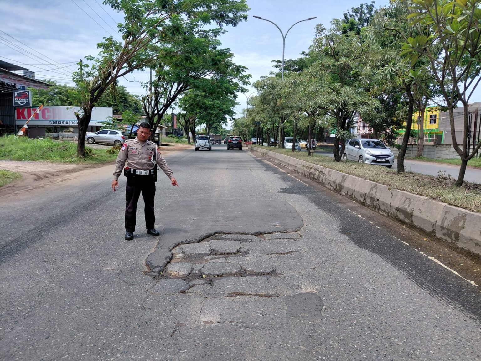 Satlantas Polres Banjarbaru Sisir Titik Jalan Rusak, Fokus Jelang Peringatan 5 Rajab