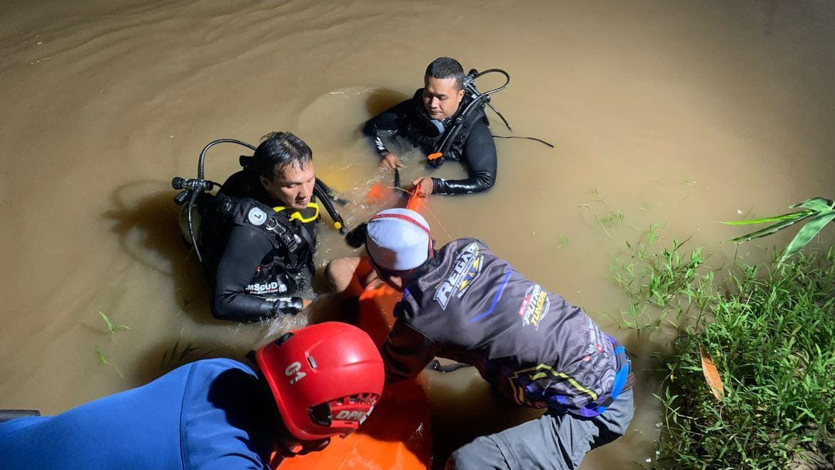 Warga Hilang di Sungai Martapura Ditemukan Meninggal Dunia oleh Tim SAR
