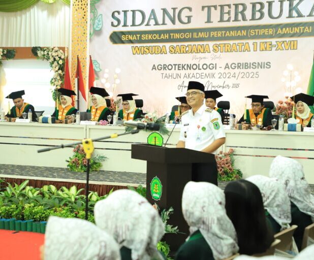 Ratusan Stiper Amuntai Wisuda, Wabup Bangga sebagai Alumni