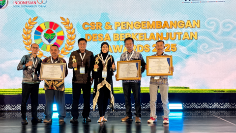 Borneo Indobara Raih Tiga Penghargaan di Ajang CSR & Pengembangan Desa Berkelanjutan Awards 2025