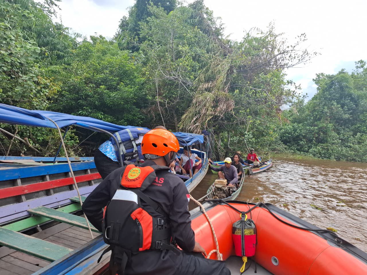 Perahu Ditemukan Mengapung, Nelayan di Barito Kuala Diduga Terjatuh ke Sungai Barito