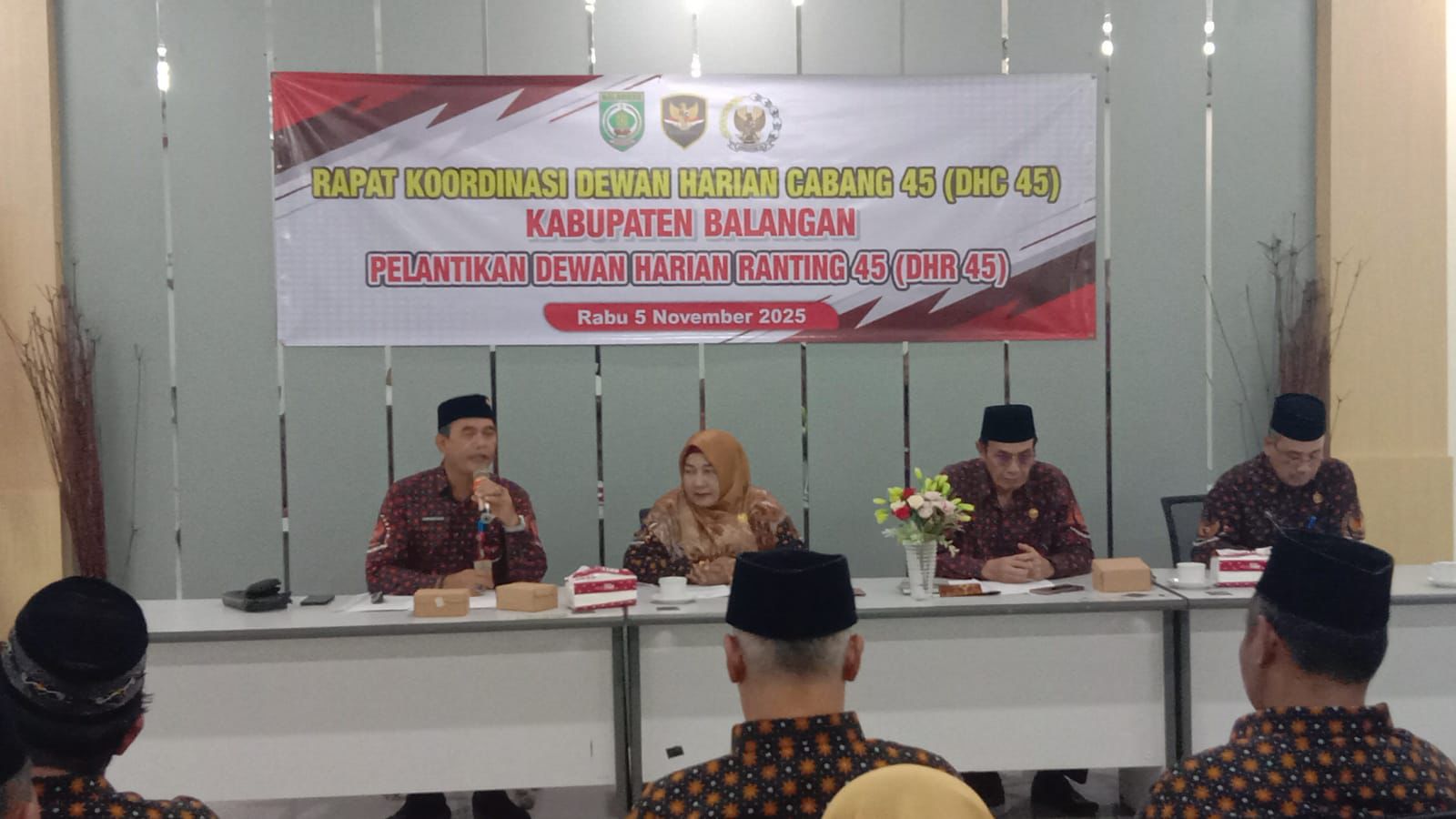 Kesbangpol Balangan Dorong Penguatan Nilai Nasionalisme Lewat Pelantikan DHR 45