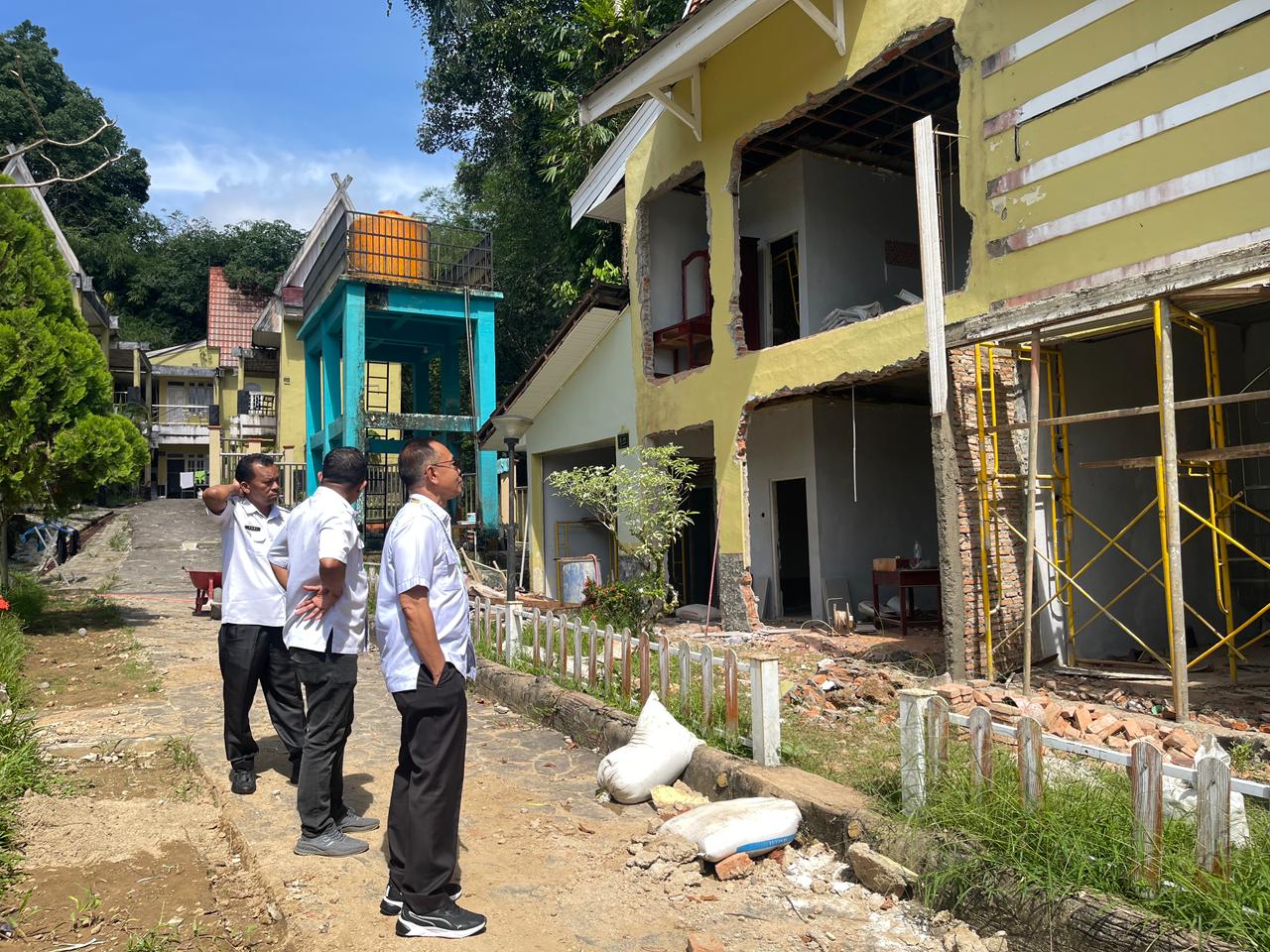 ehab Wisata Air Panas Tanuhi Ditarget Tuntas 24 Desember, Progres Sudah 50 Persen