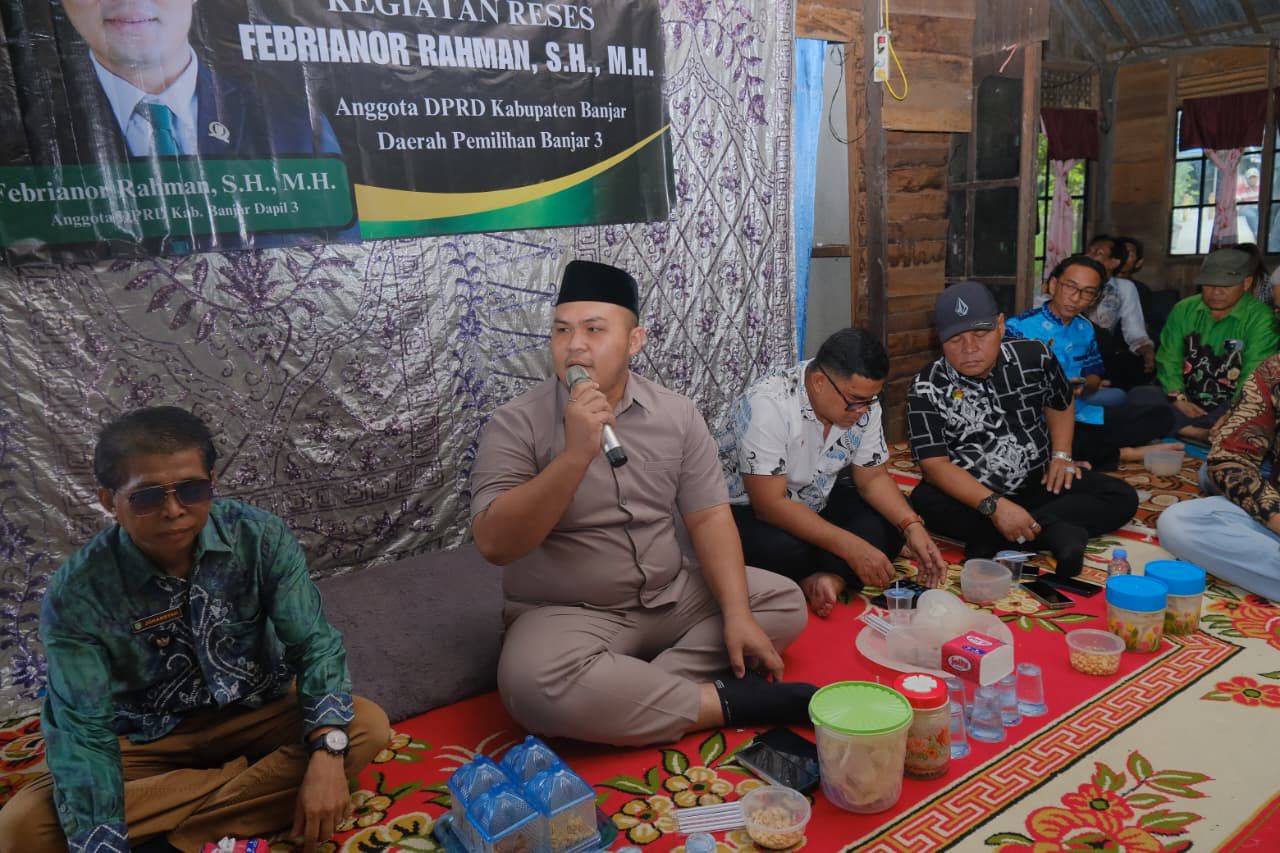 Reses di Tambak Sirang Darat, Febrianor Komitmen Perjuangkan Infrastruktur dan UMKM Warga