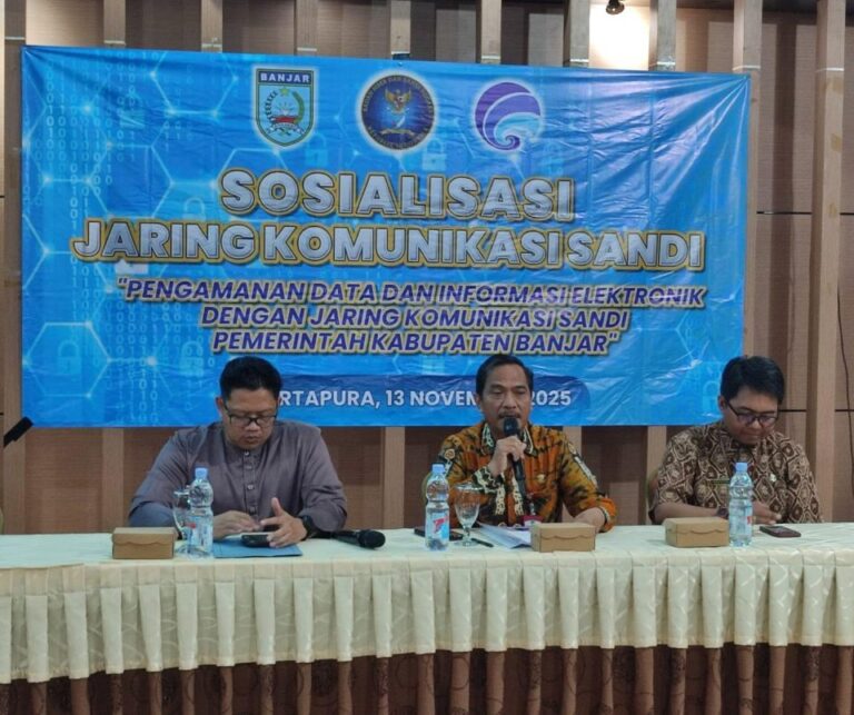 DKISP Banjar Tingkatkan Keamanan Siber Lewat Sosialisasi Jaring Komunikasi Sandi