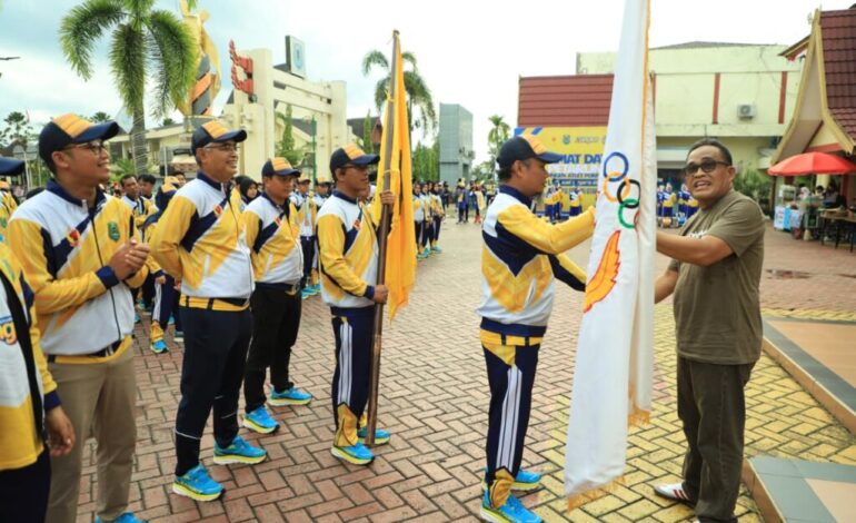 Kontingen HSU Disambut Antusias