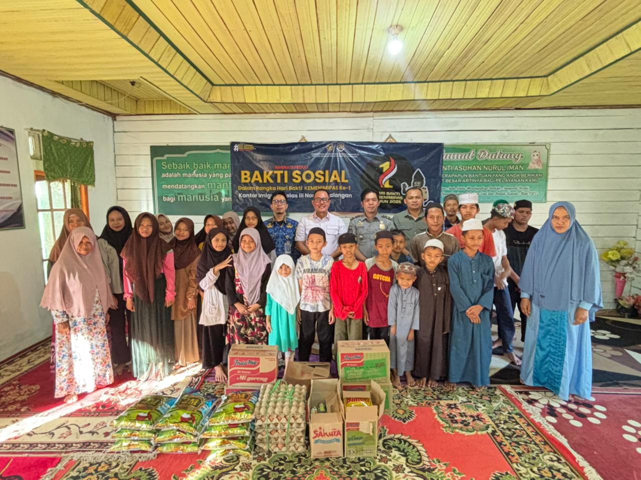 Hari Bakti 2025, Imigrasi Balangan Tunjukkan Pelayanan Humanis lewat Layanan Publik dan Aksi Sosial