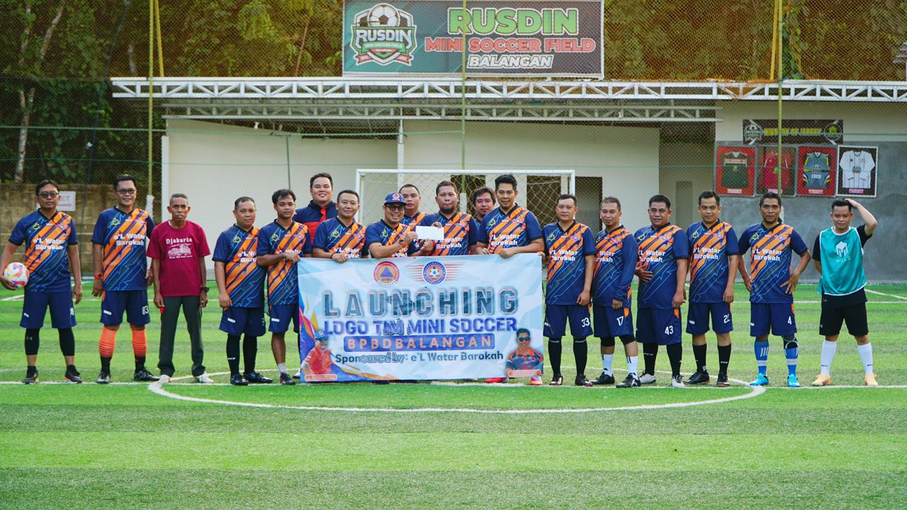 BPBD Balangan Resmi Bentuk Tim Mini Soccer untuk Tingkatkan Kebugaran Pegawai