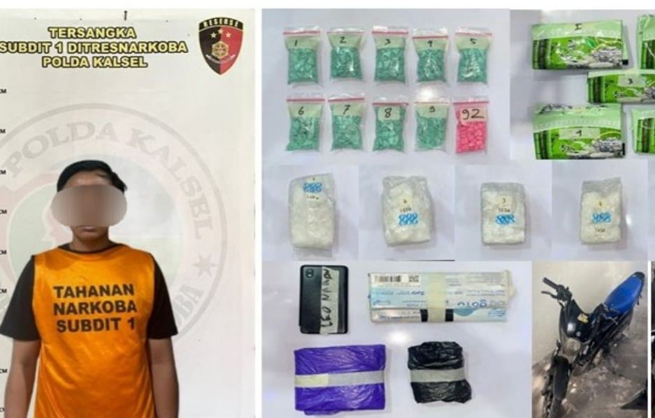 Edarkan Narkotika di Depan Hotel Sampaga, 5 Kg Sabu dan Hampir 1 Ribu Pil Ekstasi Diamankan