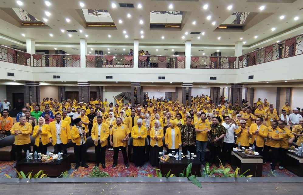 Terpilih Secara Aklamasi, H Yuni Abdi Nur Sulaiman Kembali Nahkodai Partai Golkar Kota Banjarmasin