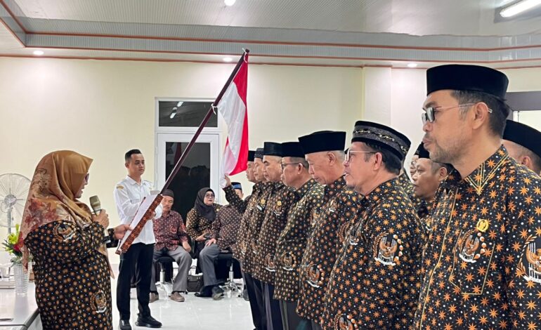 Pengurus DHR 45 se-Balangan Dilantik, Didorong Berperan Aktif dalam Pembangunan Daerah