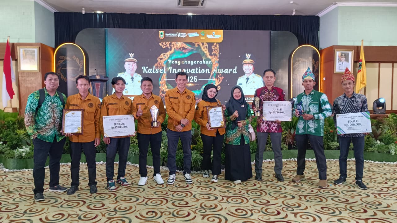 Balangan Tampilkan Inovasi Unggulan, Raih 3 Penghargaan Kalsel Innovation Award 2025