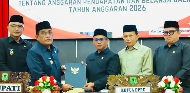Hasil Rapat Paripurna DPRD HSU, Kurangi Defisit Anggaran di 2026