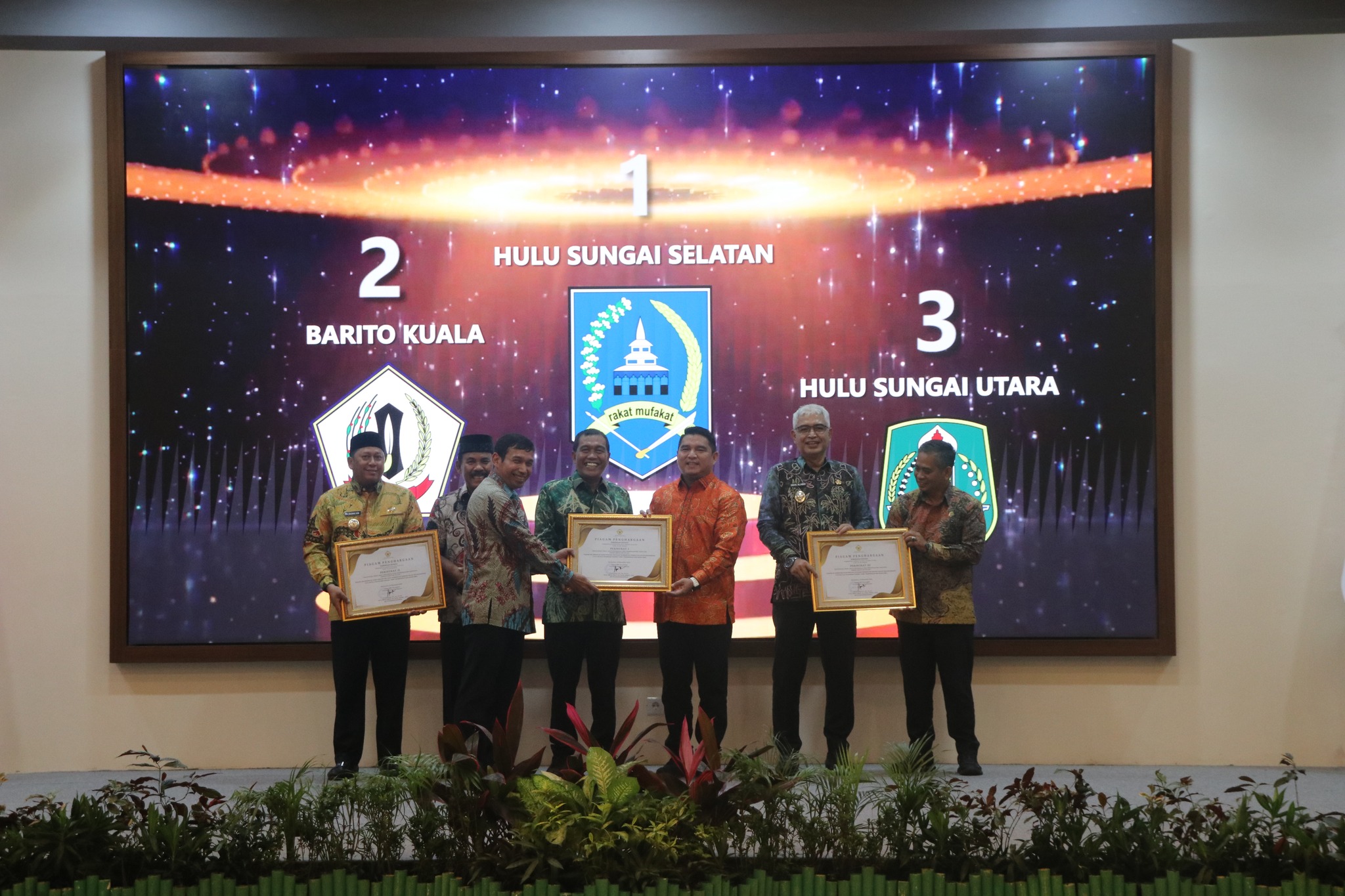 Pemkab HSS Terbaik Se-Kalsel dalam Penyelesaian Rekomendasi BPK Tahun 2025