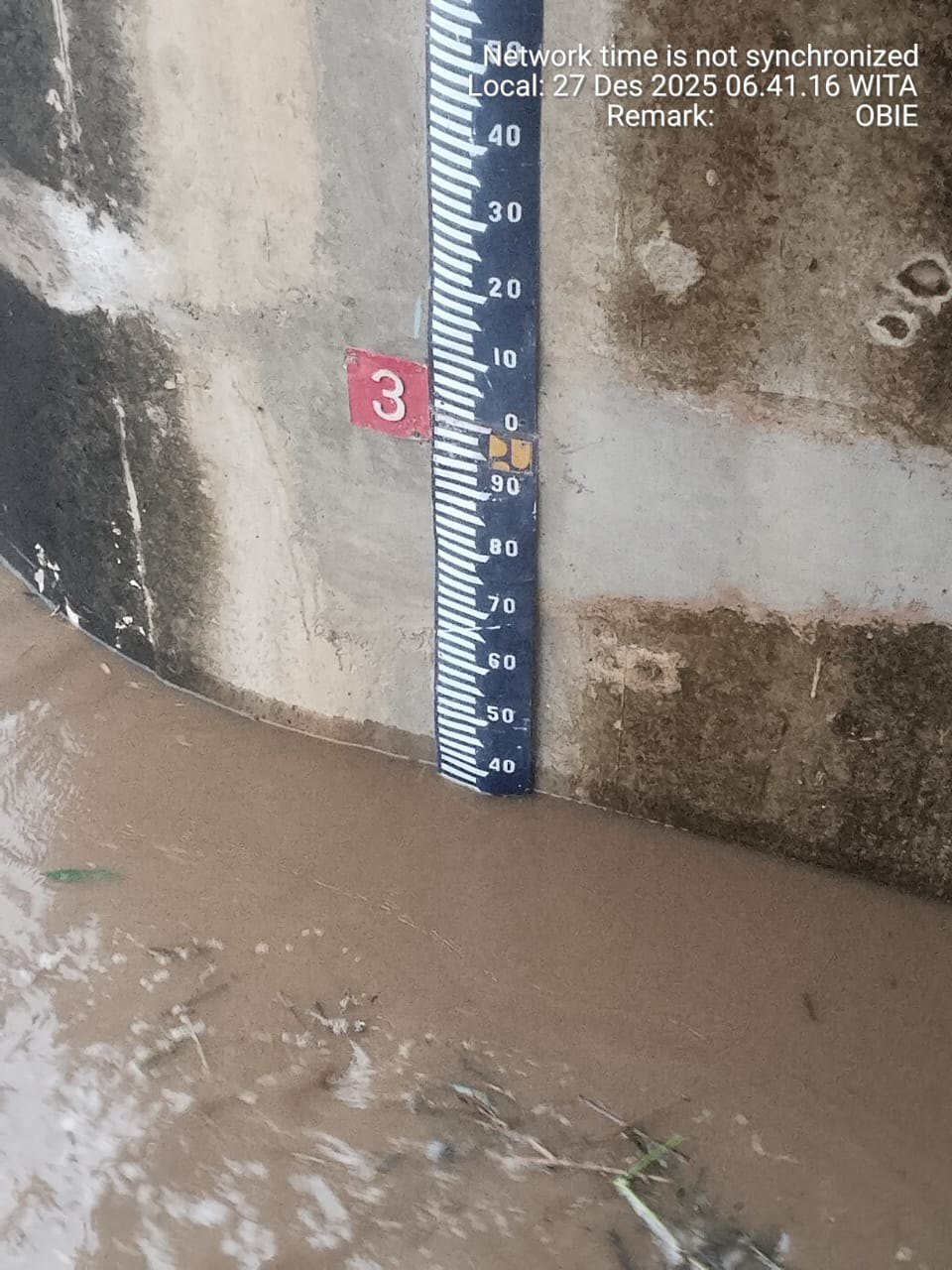 BPBD HSS Ingatkan Potensi Luapan Bendungan Malutu