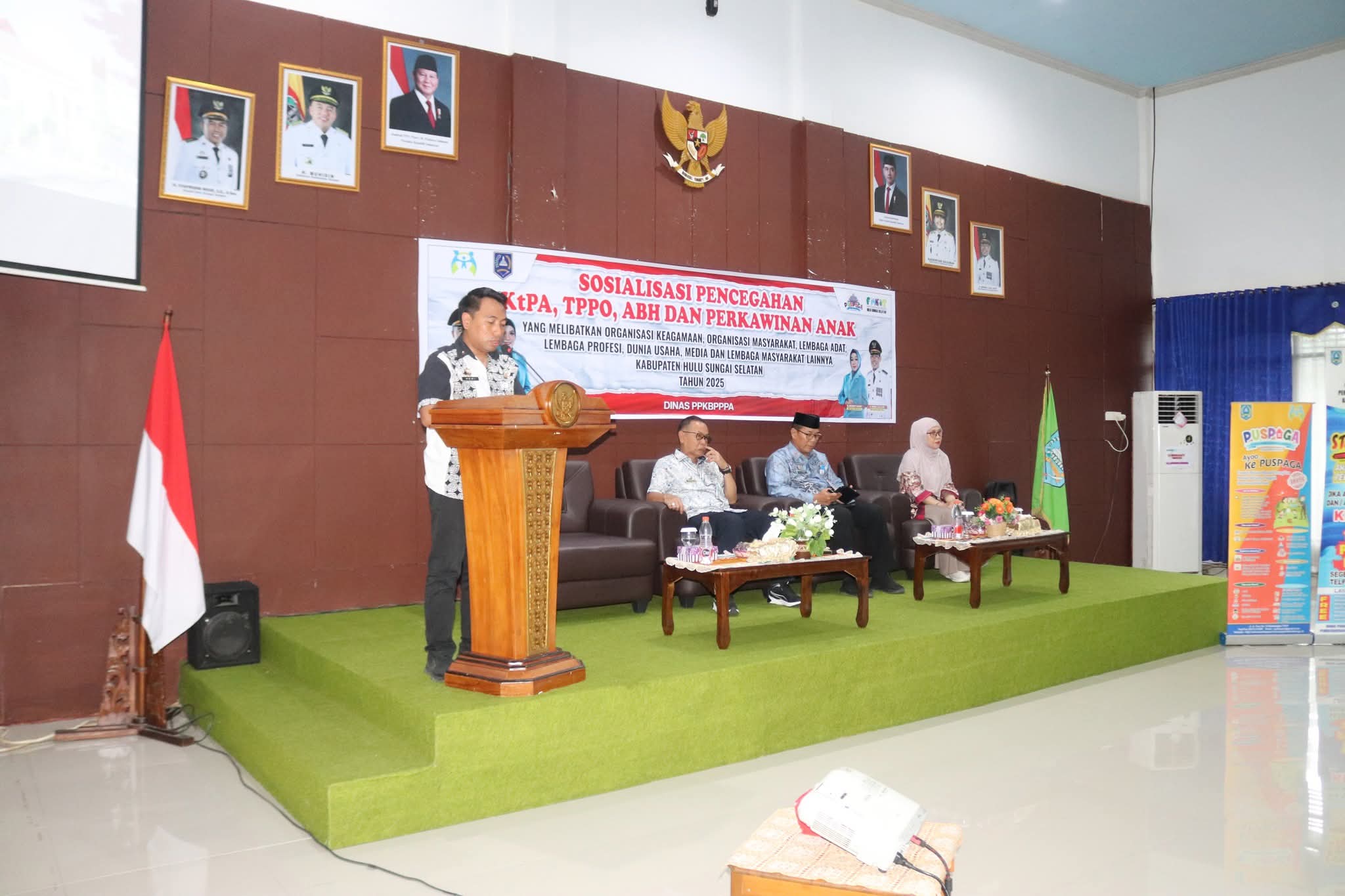 Pemkab HSS Perkuat Pencegahan Kekerasan Perempuan dan Anak Lewat Sosialisasi di Kandangan