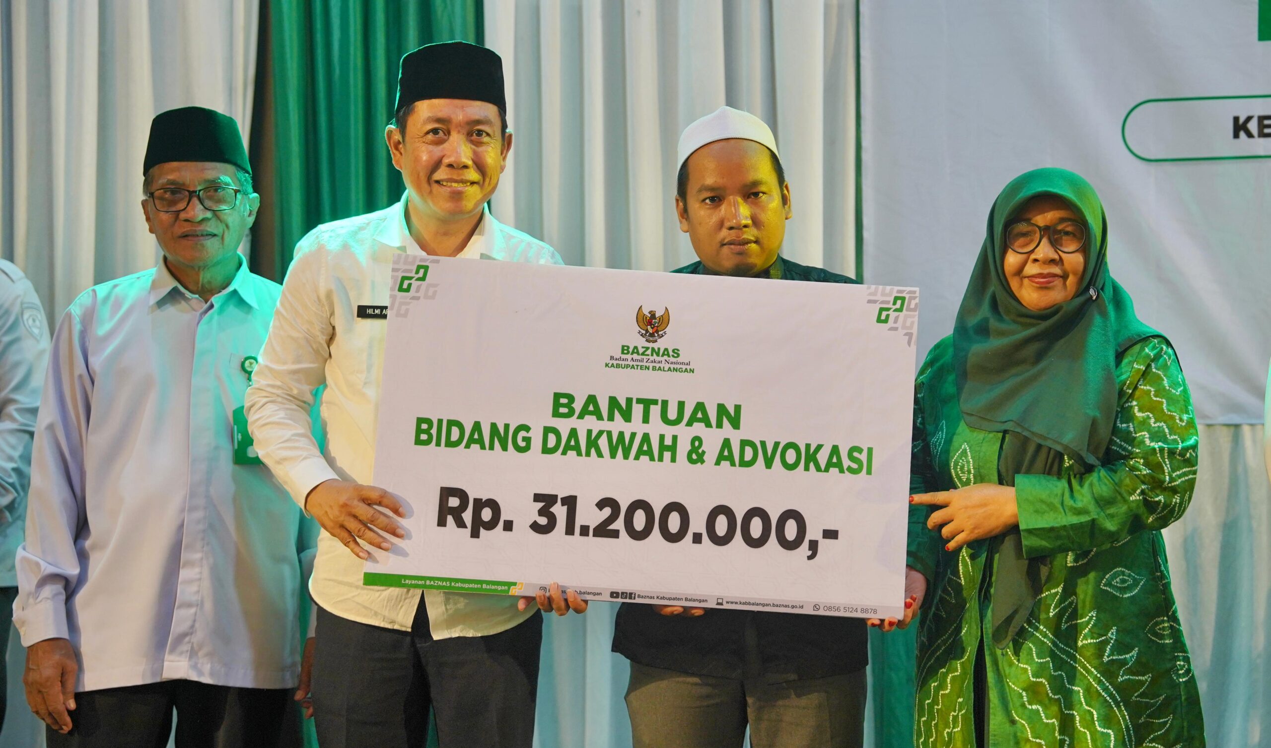 Baznas Balangan Bantu Ratusan Penerima Manfaat Lewat Program Ekonomi, Pendidikan, dan Kesehatan